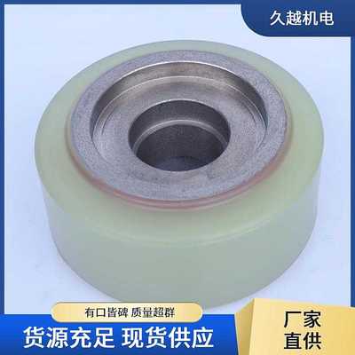 叉車配件輔助輪 聚氨酯PU輪 平衡輪胎 合力包膠輪 源頭工廠 含稅運